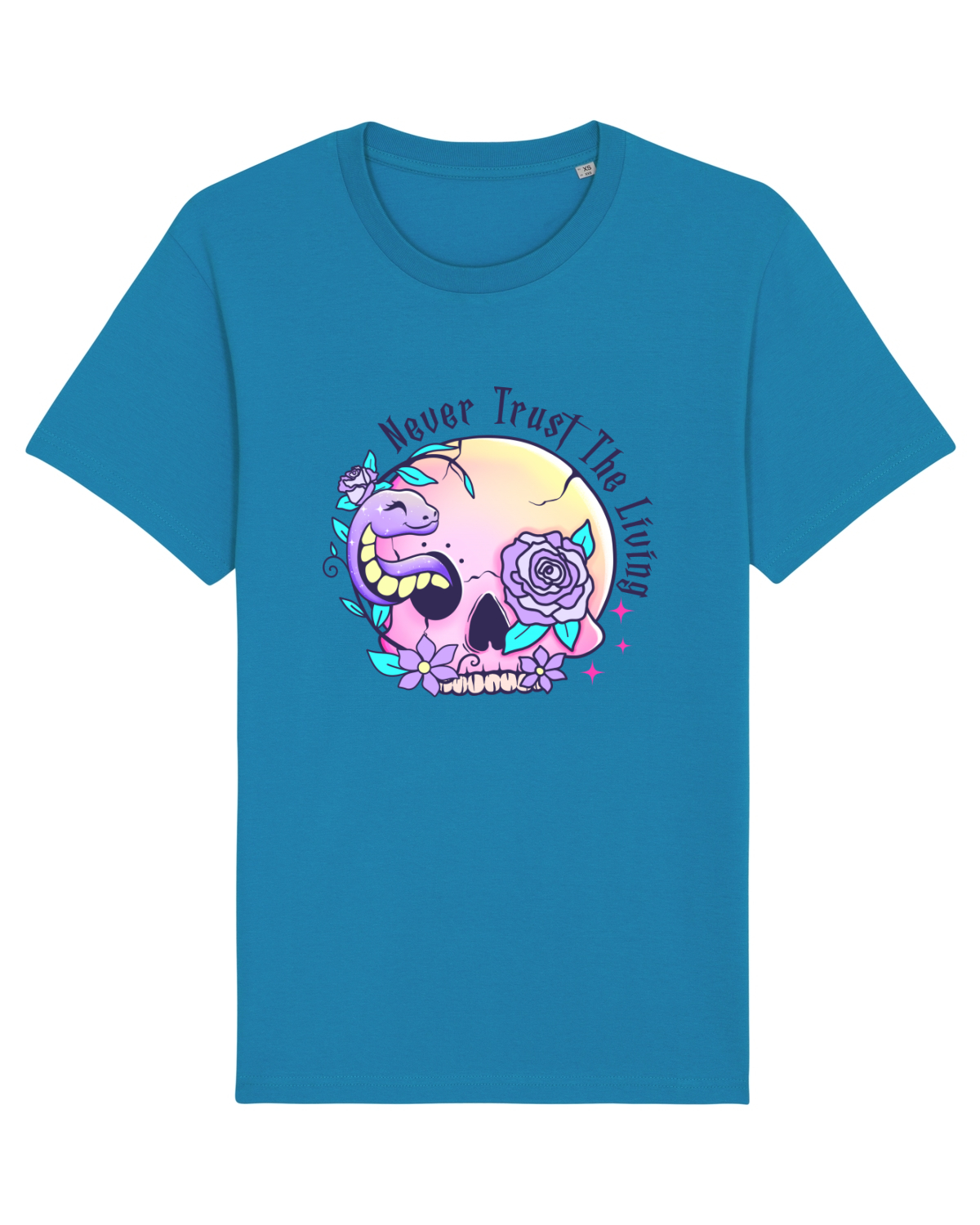 Tricou mânecă scurtă Unisex Rocker Azur
