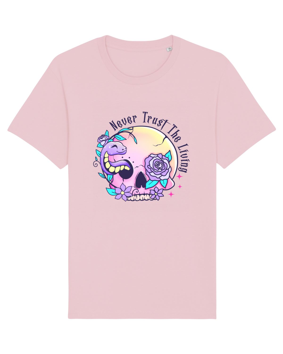 Tricou mânecă scurtă Unisex Rocker Cotton Pink