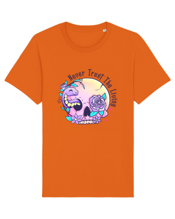 Never Trust The Living Bright Orange
