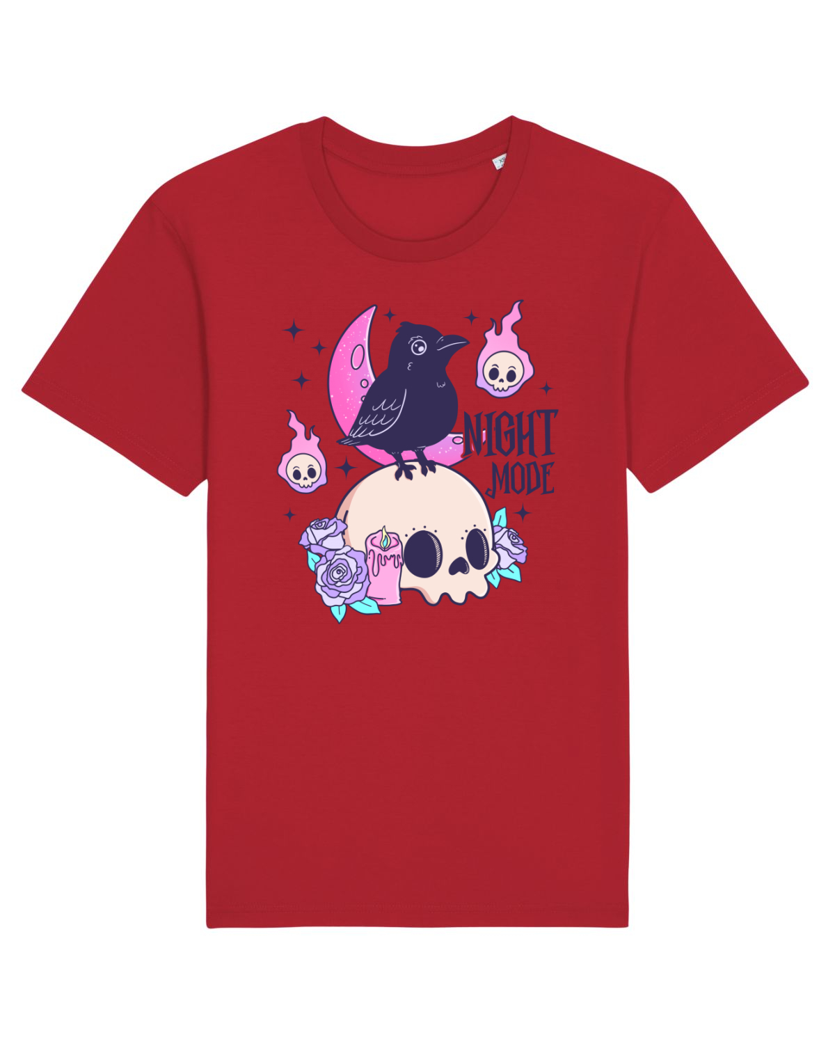 Tricou mânecă scurtă Unisex Rocker Red