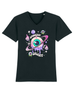 Spookiest in the galaxy1 Tricou mânecă scurtă guler V Bărbat Presenter