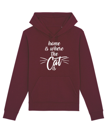 Home is where the cat is Burgundy