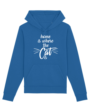 Home is where the cat is Royal Blue