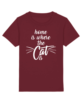 Home is where the cat is Burgundy