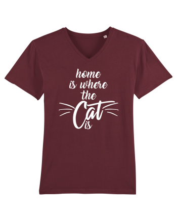 Home is where the cat is Burgundy