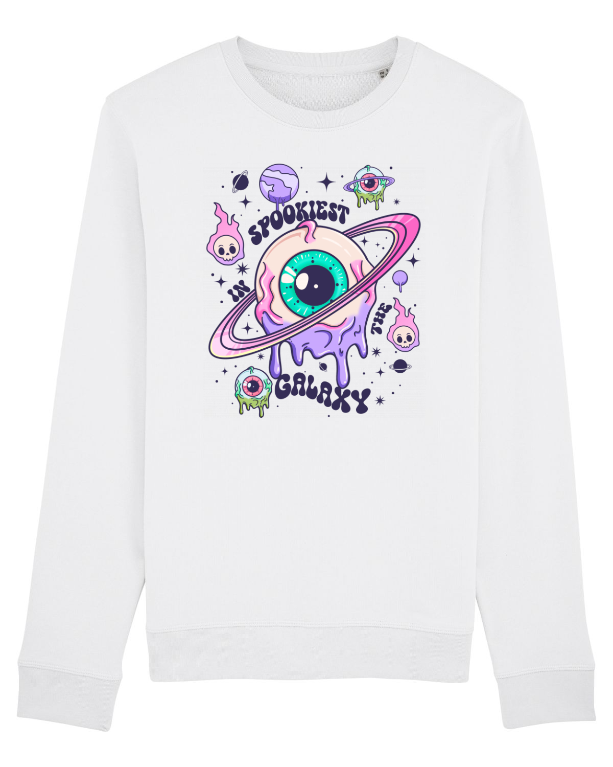 Bluză mânecă lungă Unisex Rise White
