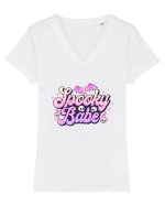 Spooky Babe Tricou mânecă scurtă guler V Damă Evoker