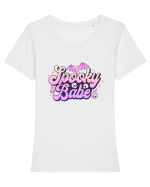 Spooky Babe Tricou mânecă scurtă guler larg fitted Damă Expresser
