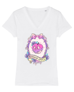 Wicked Apple Tricou mânecă scurtă guler V Damă Evoker