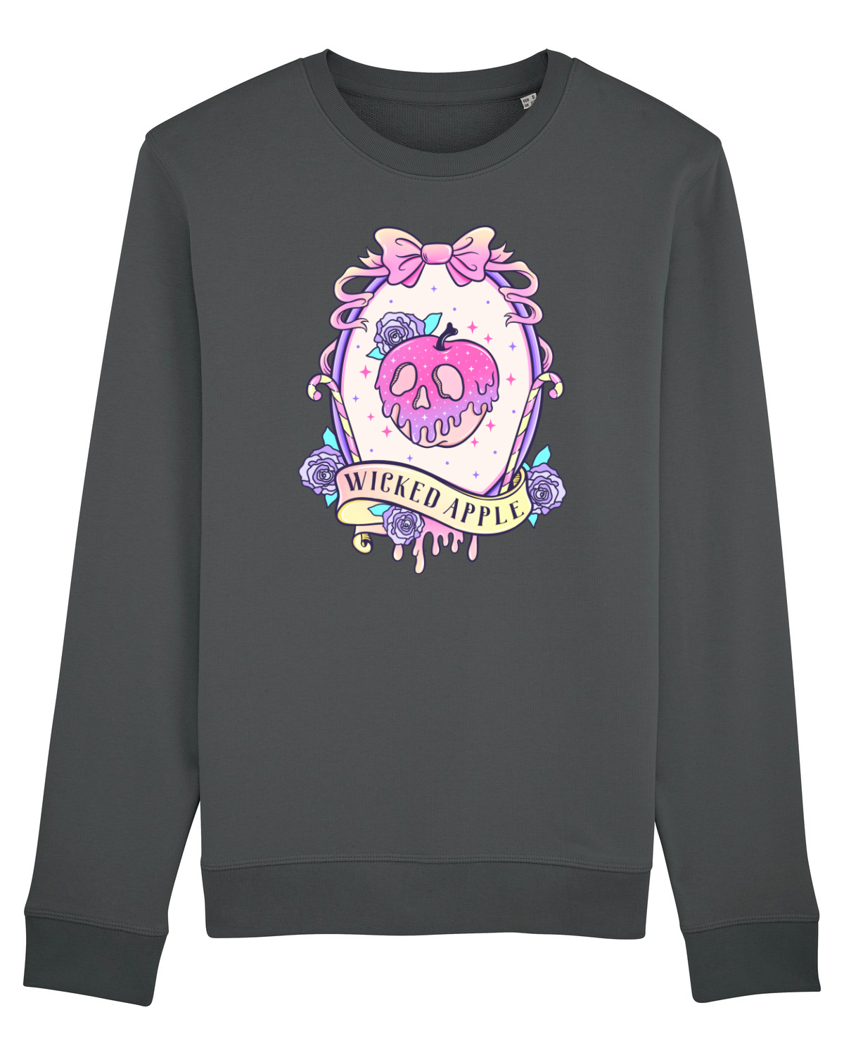 Bluză mânecă lungă Unisex Rise Anthracite