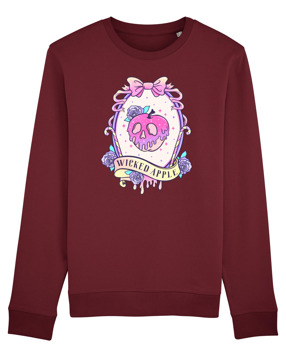 Bluză mânecă lungă Unisex Rise Burgundy