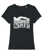 Călător în România - Vf Mare in Retezat Tricou mânecă scurtă guler larg fitted Damă Expresser