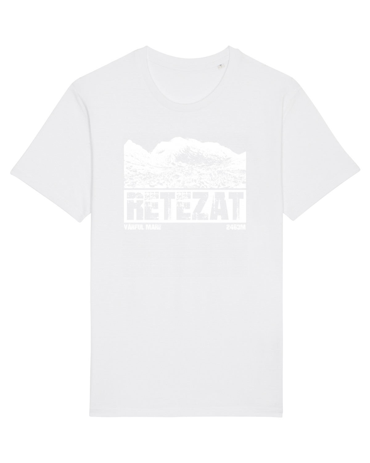 Tricou mânecă scurtă Unisex Rocker White