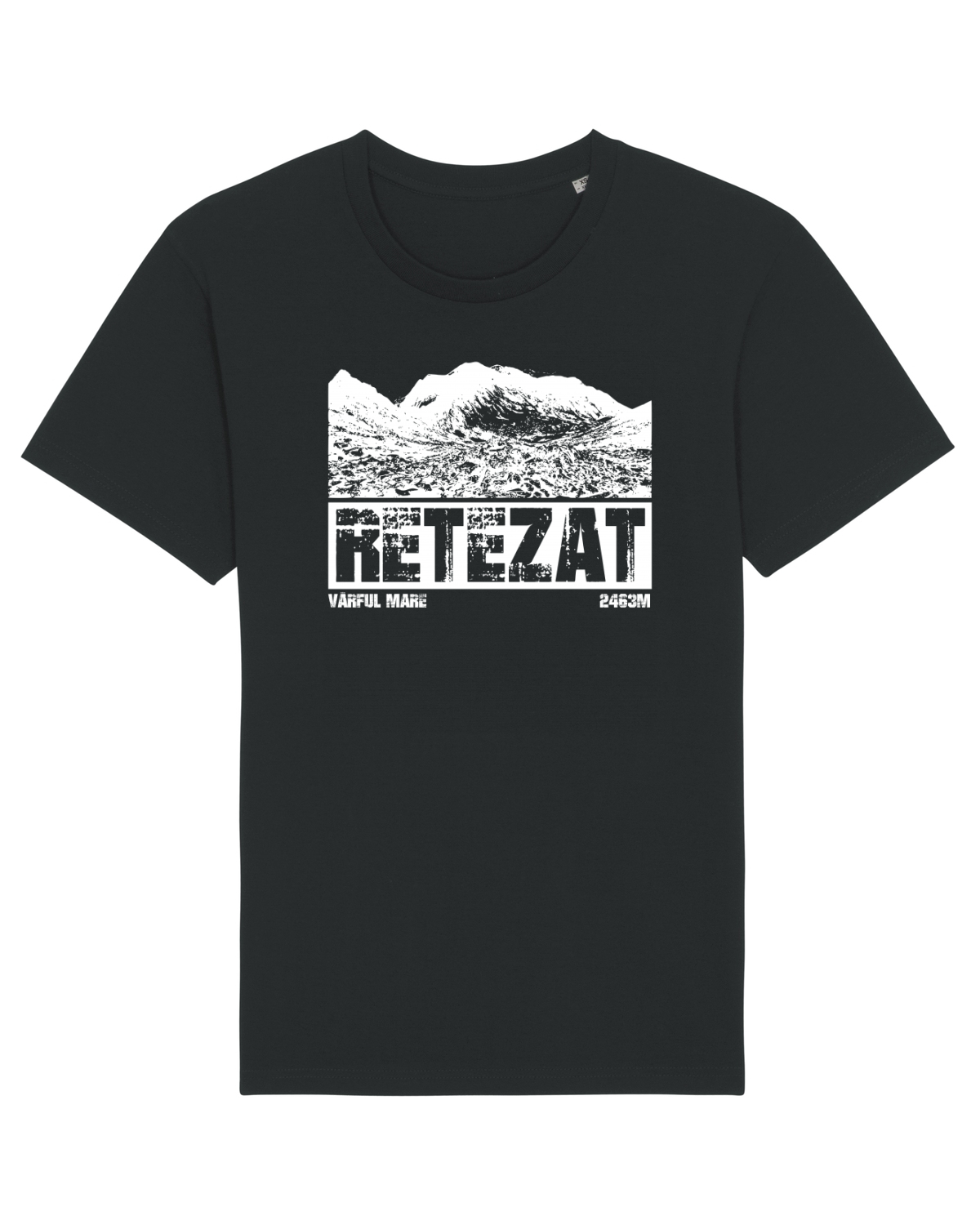 Tricou mânecă scurtă Unisex Rocker Black
