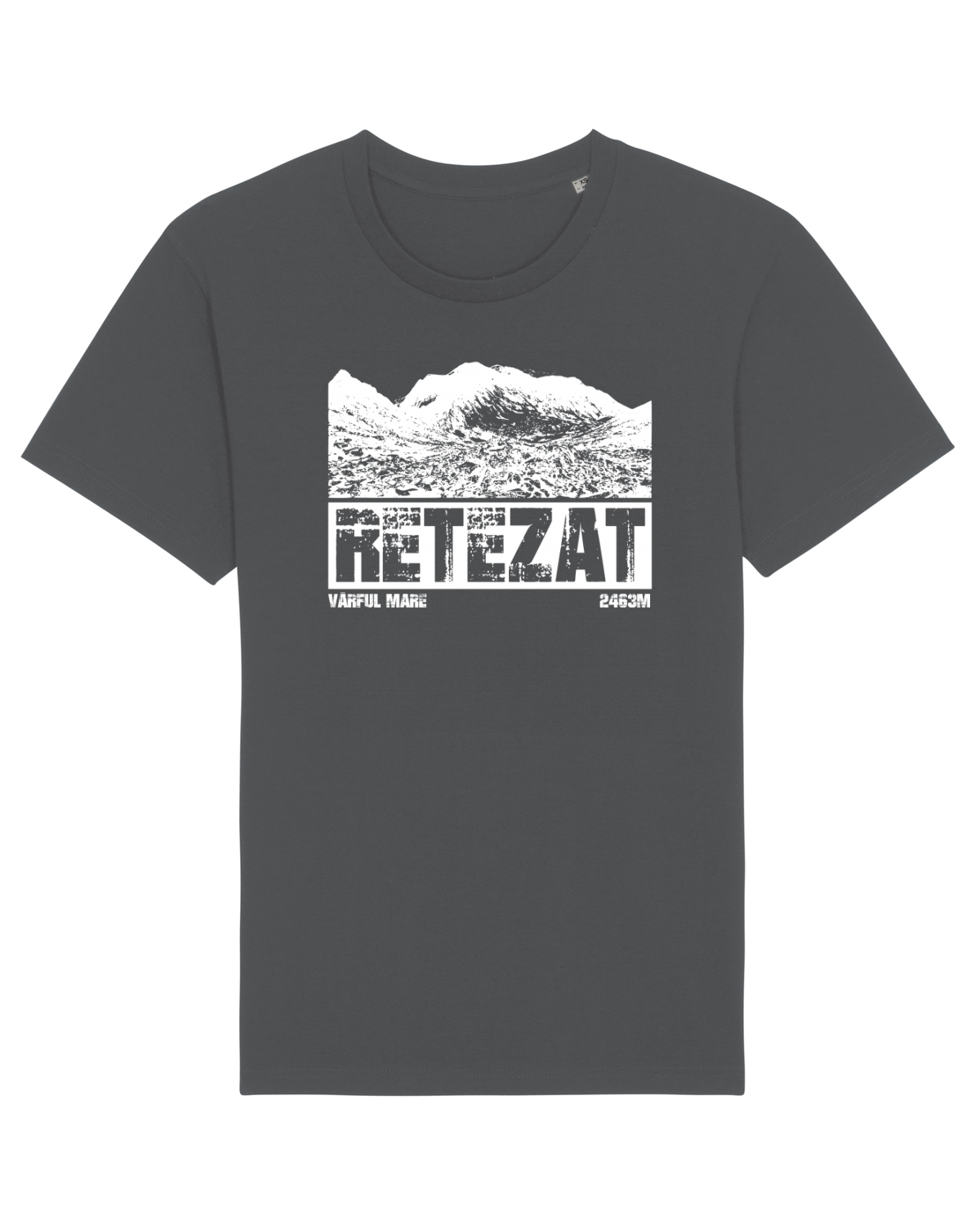 Tricou mânecă scurtă Unisex Rocker Anthracite