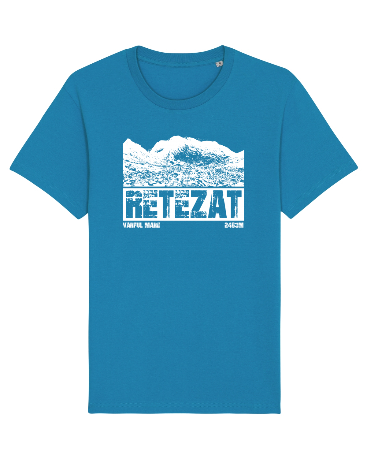Tricou mânecă scurtă Unisex Rocker Azur
