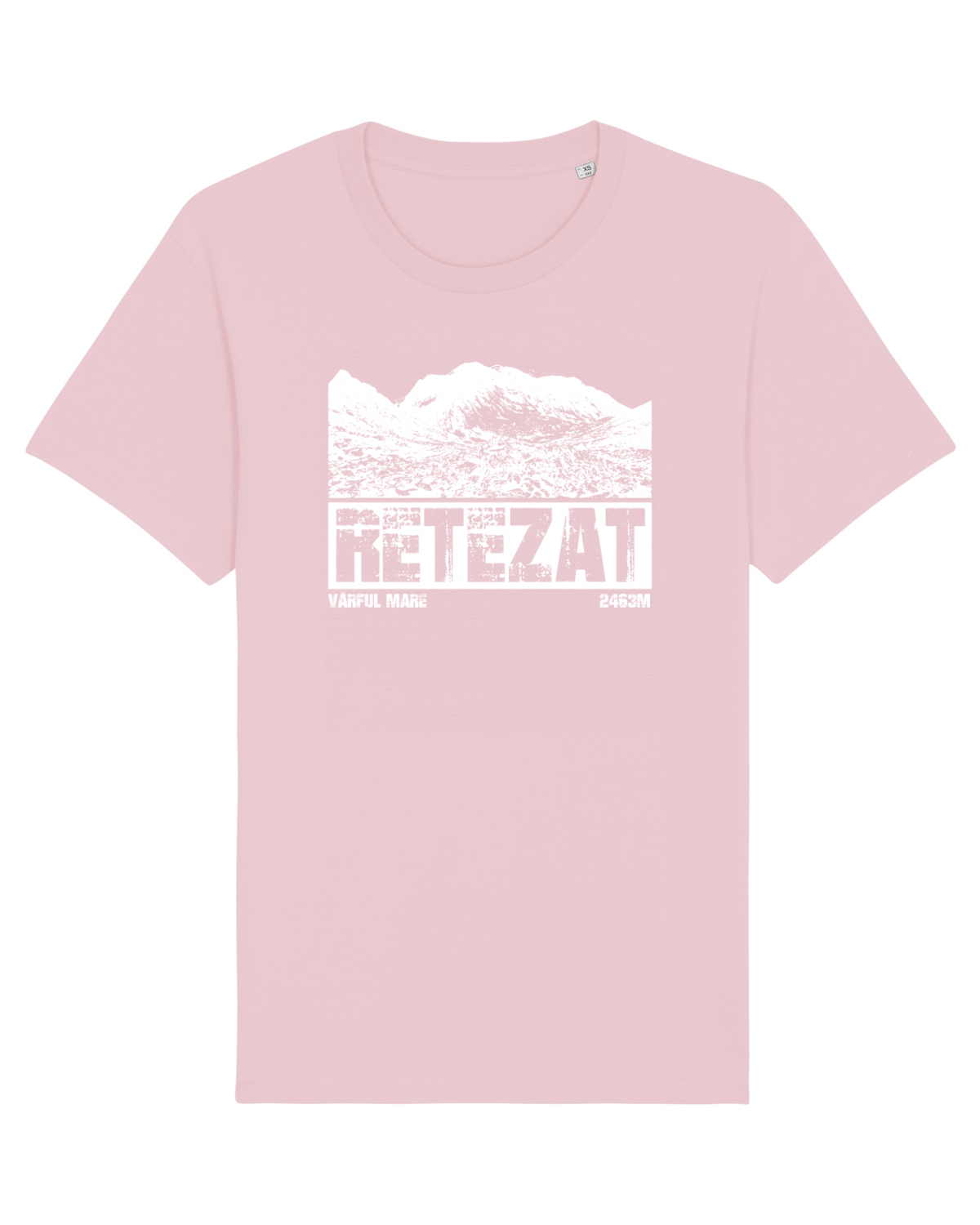 Tricou mânecă scurtă Unisex Rocker Cotton Pink