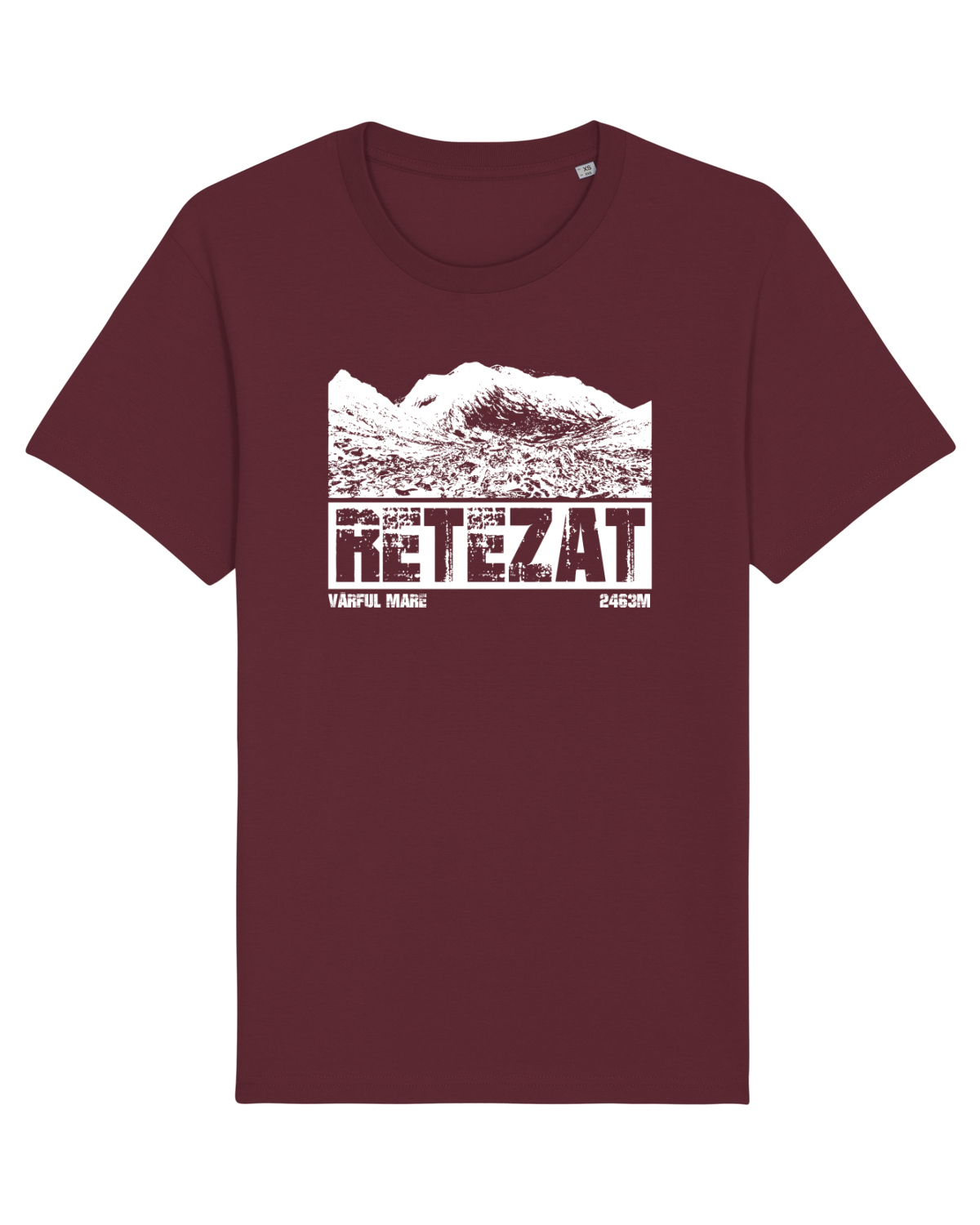 Tricou mânecă scurtă Unisex Rocker Burgundy