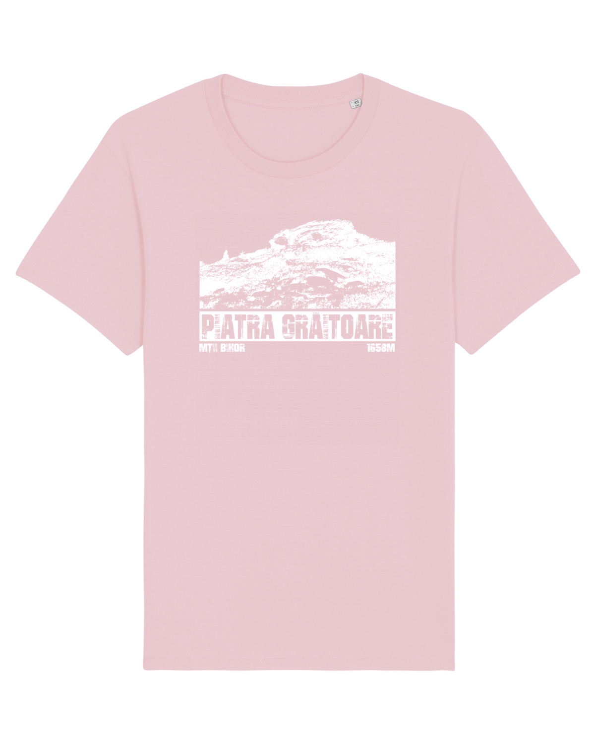 Tricou mânecă scurtă Unisex Rocker Cotton Pink