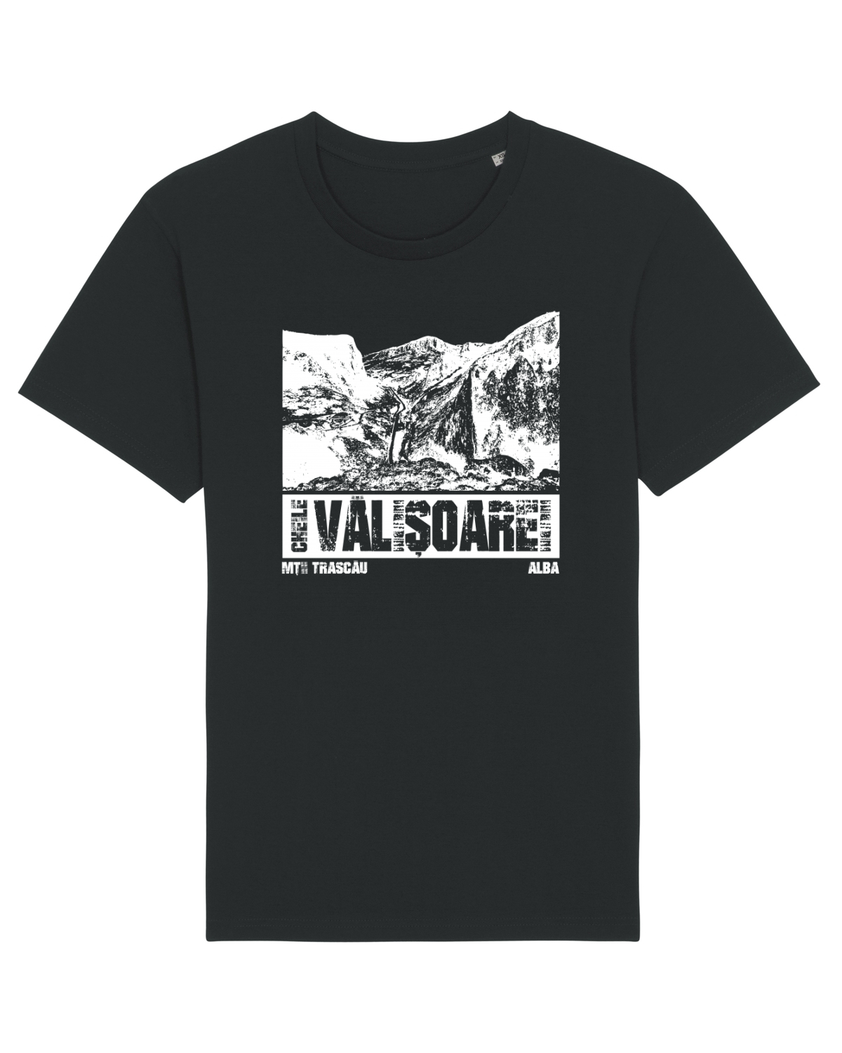 Tricou mânecă scurtă Unisex Rocker Black