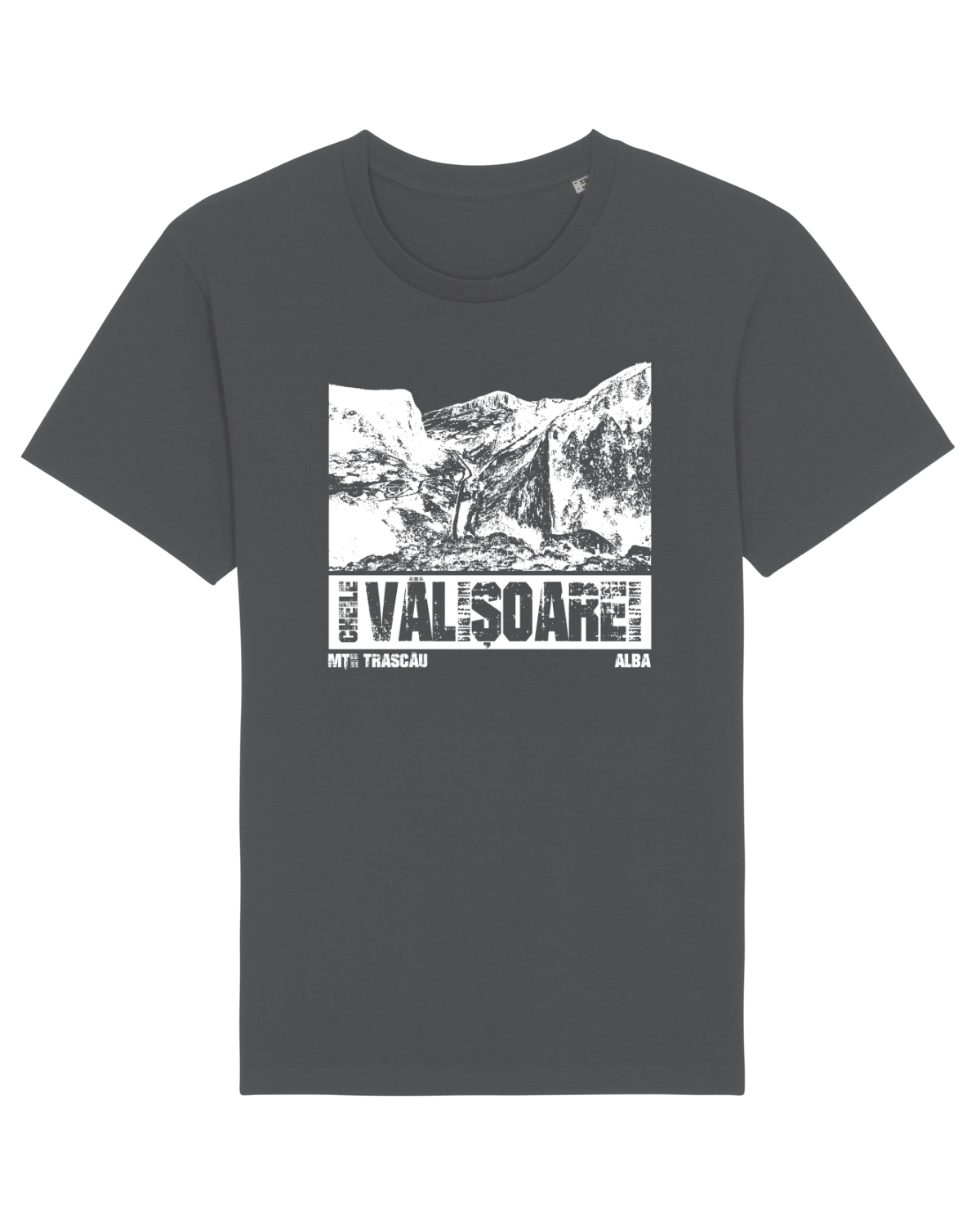 Tricou mânecă scurtă Unisex Rocker Anthracite