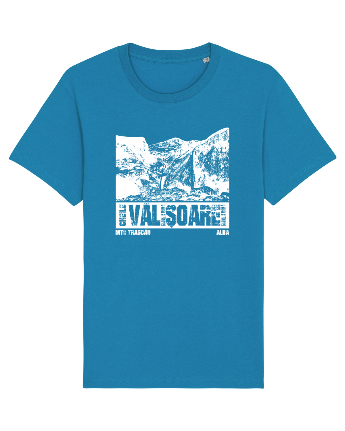 Tricou mânecă scurtă Unisex Rocker Azur