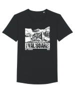 Călător în România - Cheile Valișoarei Tricou mânecă scurtă guler larg Bărbat Skater