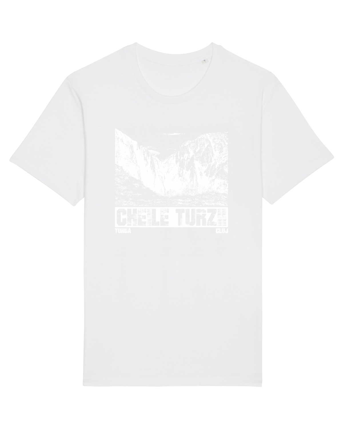 Tricou mânecă scurtă Unisex Rocker White