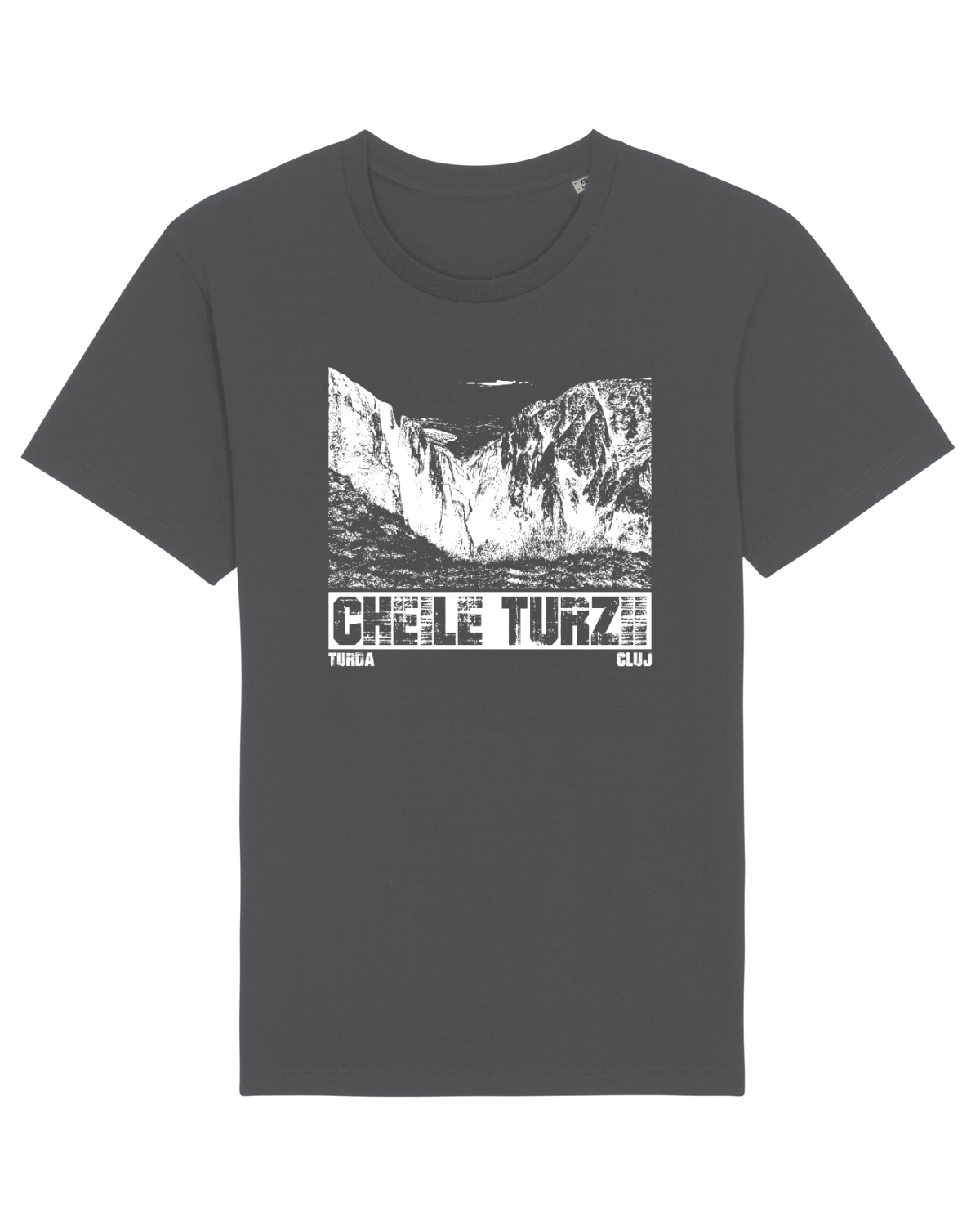 Tricou mânecă scurtă Unisex Rocker Anthracite