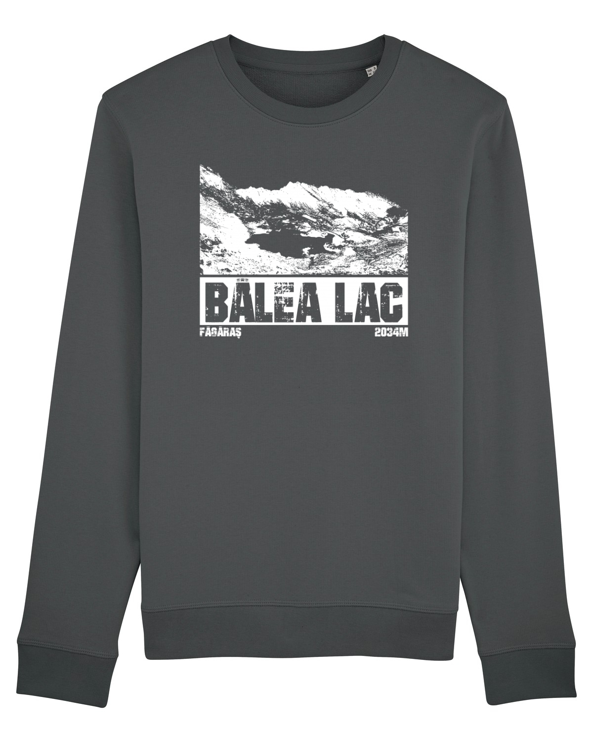 Bluză mânecă lungă Unisex Rise Anthracite