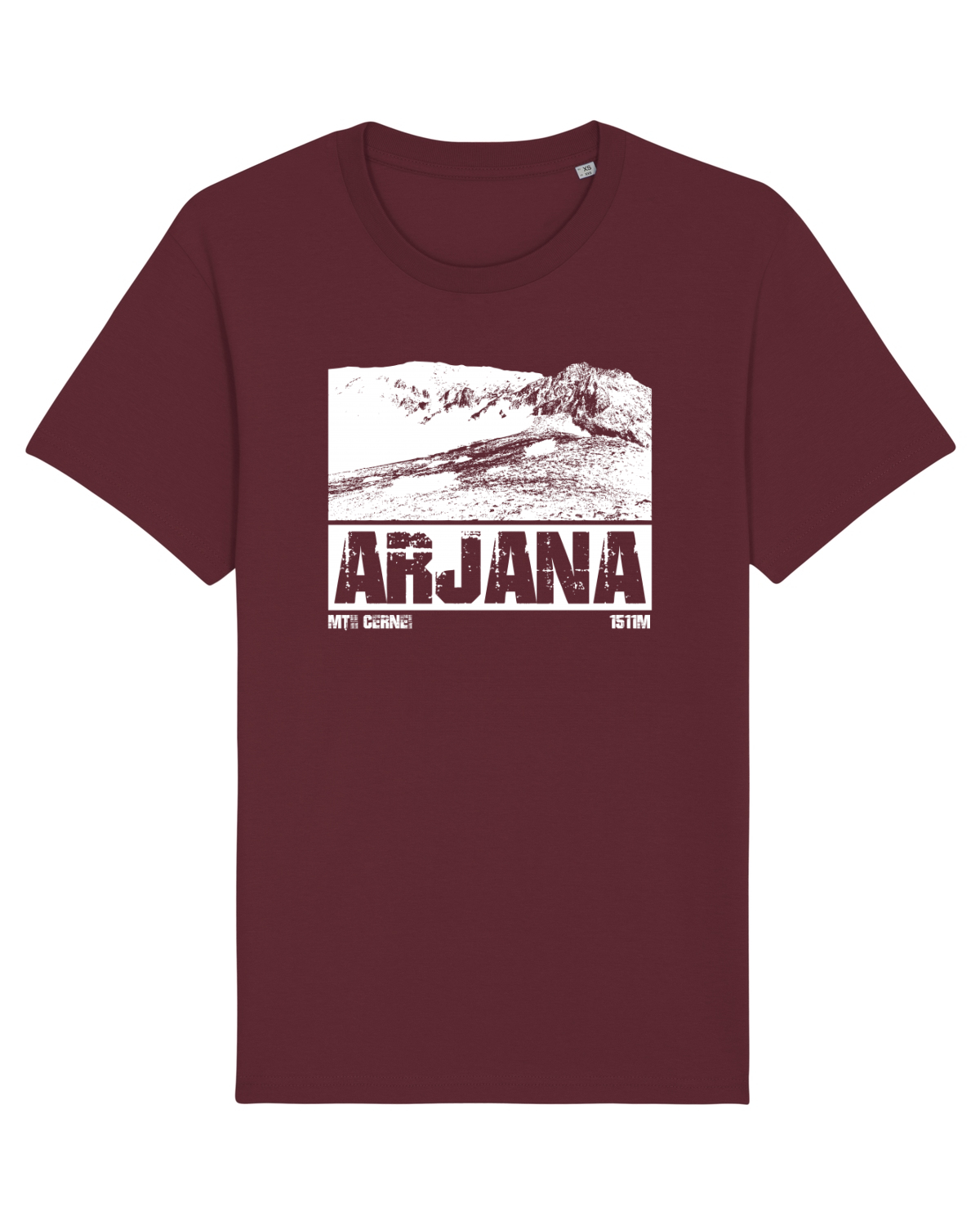 Tricou mânecă scurtă Unisex Rocker Burgundy