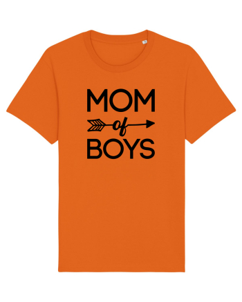 MOM of BOYS Bright Orange