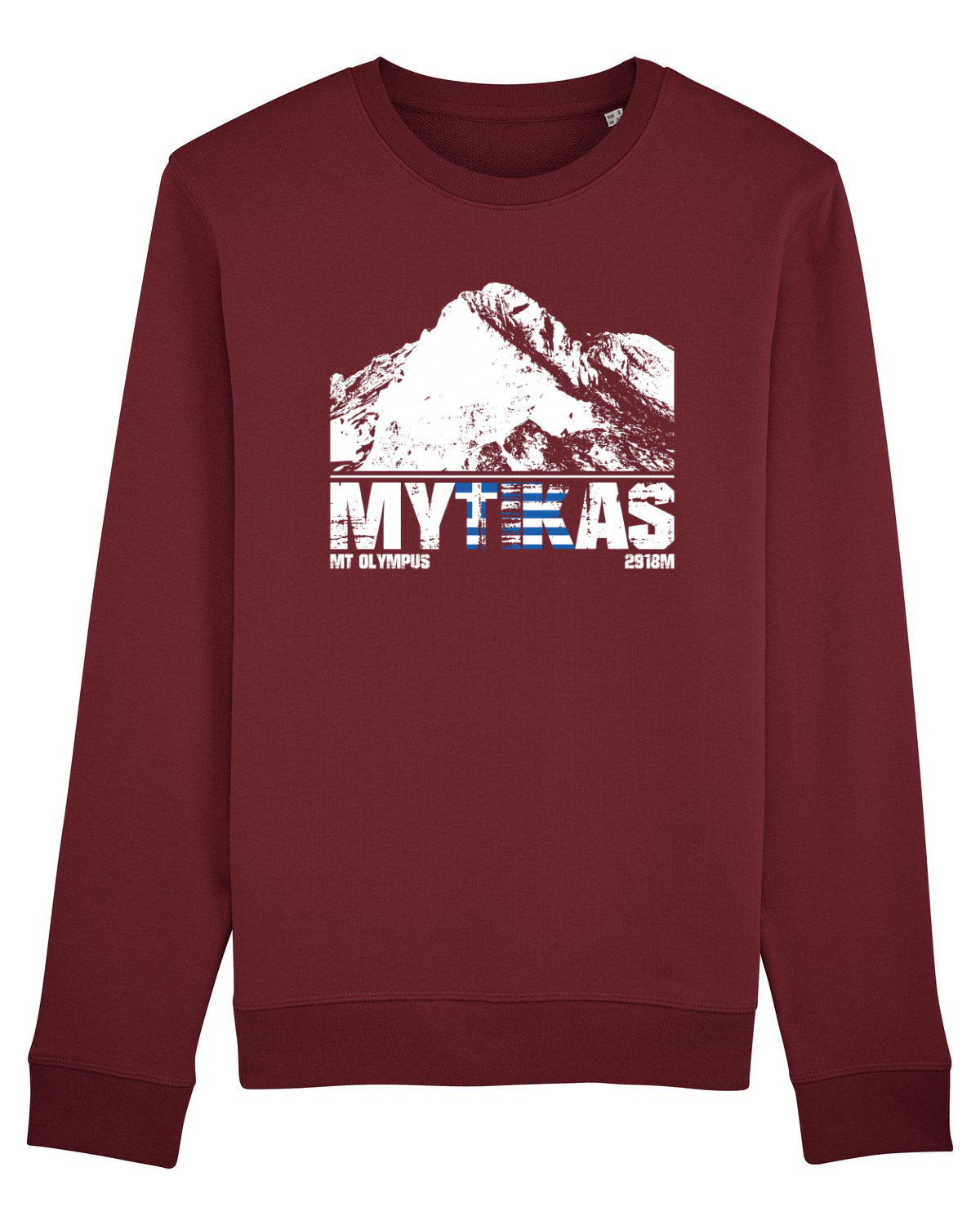 Bluză mânecă lungă Unisex Rise Burgundy