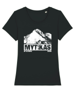 pentru montaniarzi - Vf Mytikas - Munții Olimp Tricou mânecă scurtă guler larg fitted Damă Expresser