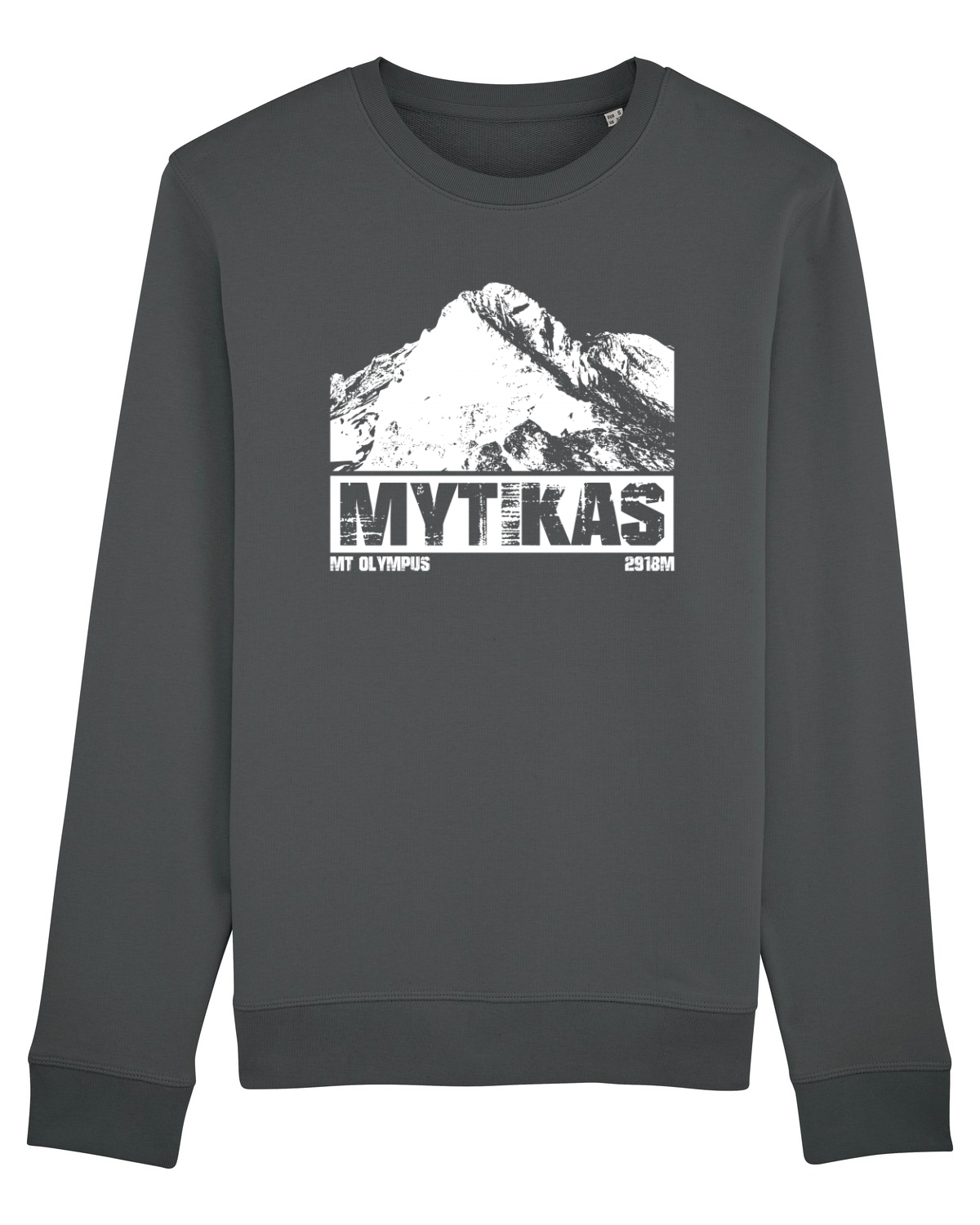 Bluză mânecă lungă Unisex Rise Anthracite