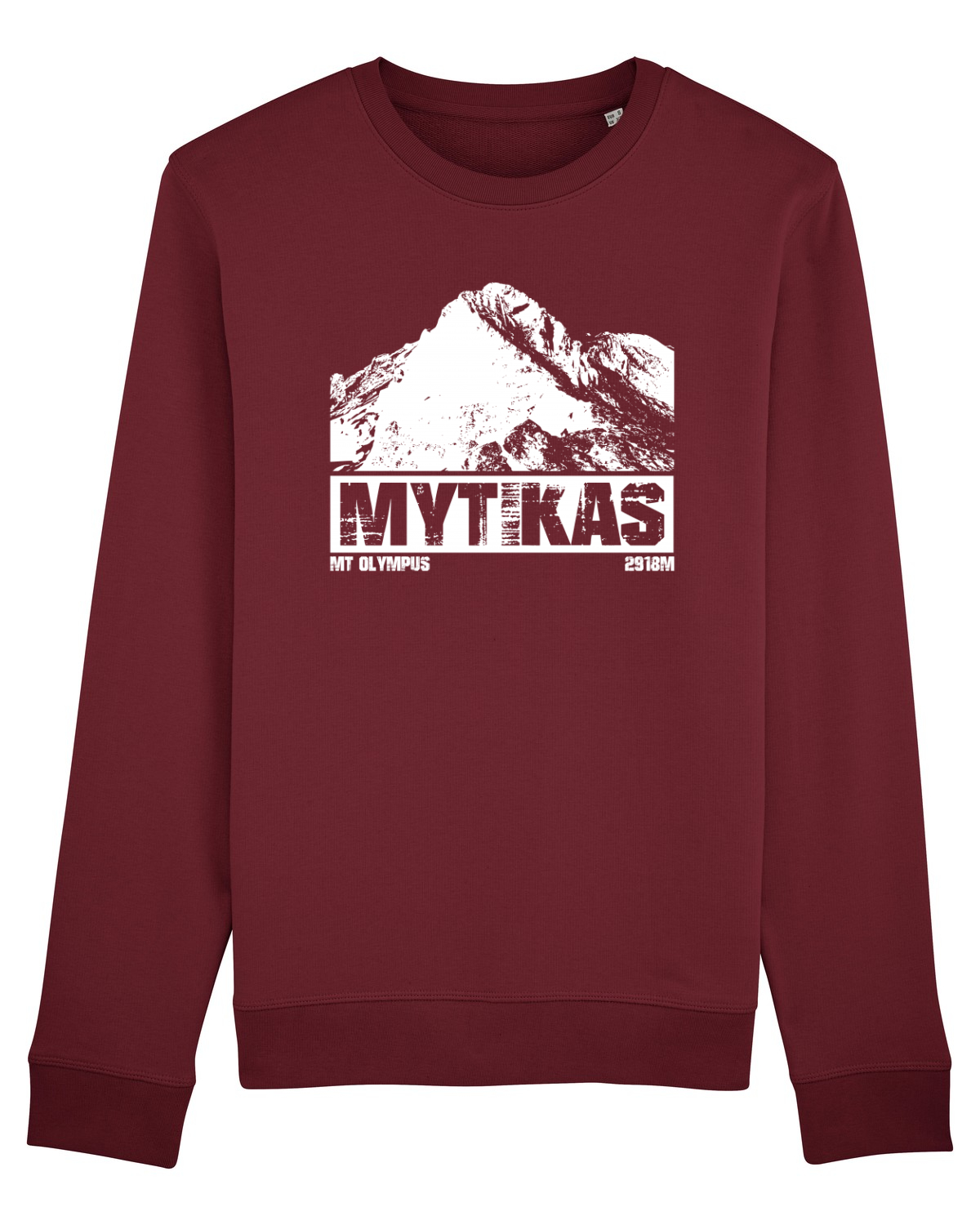 Bluză mânecă lungă Unisex Rise Burgundy