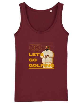 LET'S GO GOLFING Burgundy