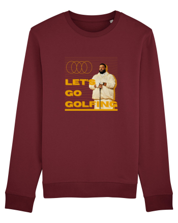 LET'S GO GOLFING Burgundy