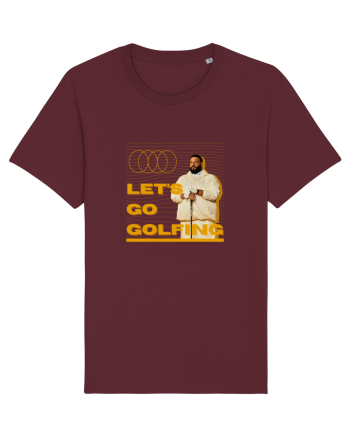 LET'S GO GOLFING Burgundy