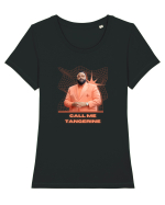 TANGERINE Tricou mânecă scurtă guler larg fitted Damă Expresser