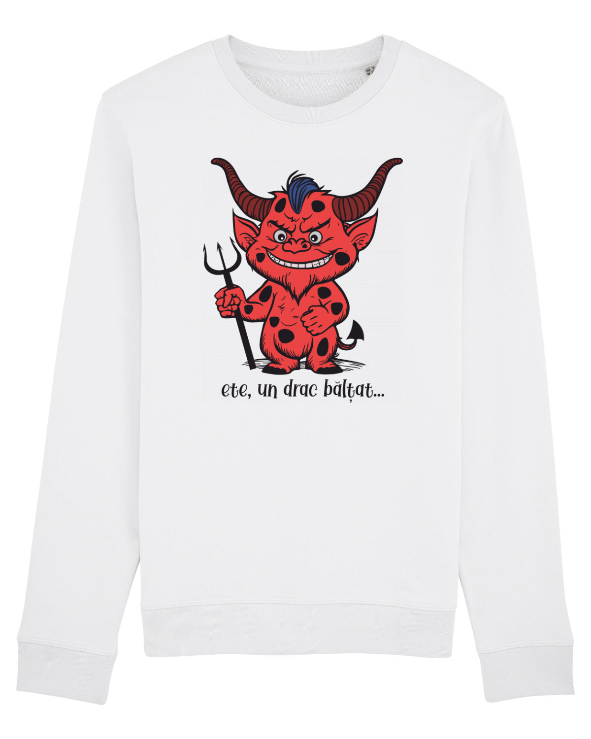 Bluză mânecă lungă Unisex Rise White