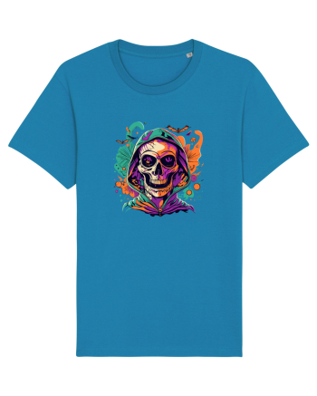 Vibrant Halloween Skull: Spooky and Colorful Delight! Azur