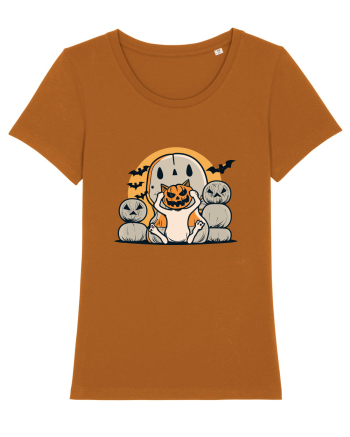 Adorable Halloween Kitty: Pumpkin on Paws! Roasted Orange