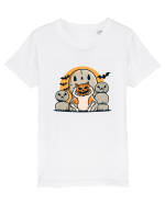 Adorable Halloween Kitty: Pumpkin on Paws! Tricou mânecă scurtă  Copii Mini Creator