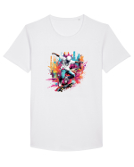 Skater  Guy  Tricou mânecă scurtă guler larg Bărbat Skater
