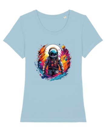Astronaut - cosmic exploration Sky Blue