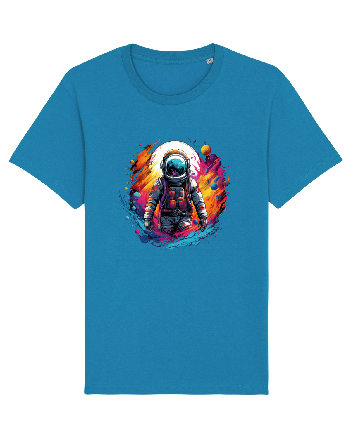 Tricou mânecă scurtă Unisex Rocker Azur