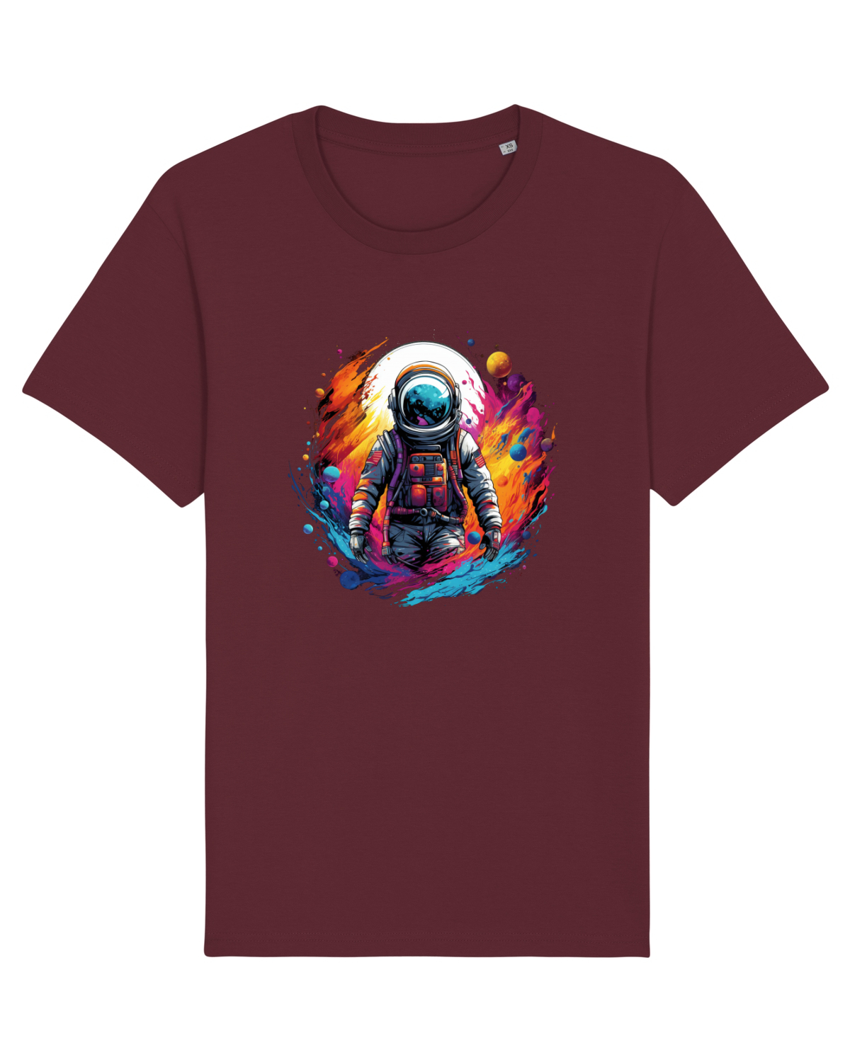 Tricou mânecă scurtă Unisex Rocker Burgundy