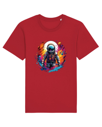Astronaut - cosmic exploration Red