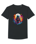 Astronaut - cosmic exploration Tricou mânecă scurtă guler larg Bărbat Skater